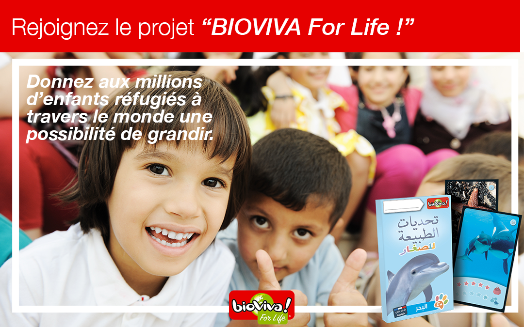 « Bioviva For Life ! » : 1 million de jeux aux enfants réfugiés