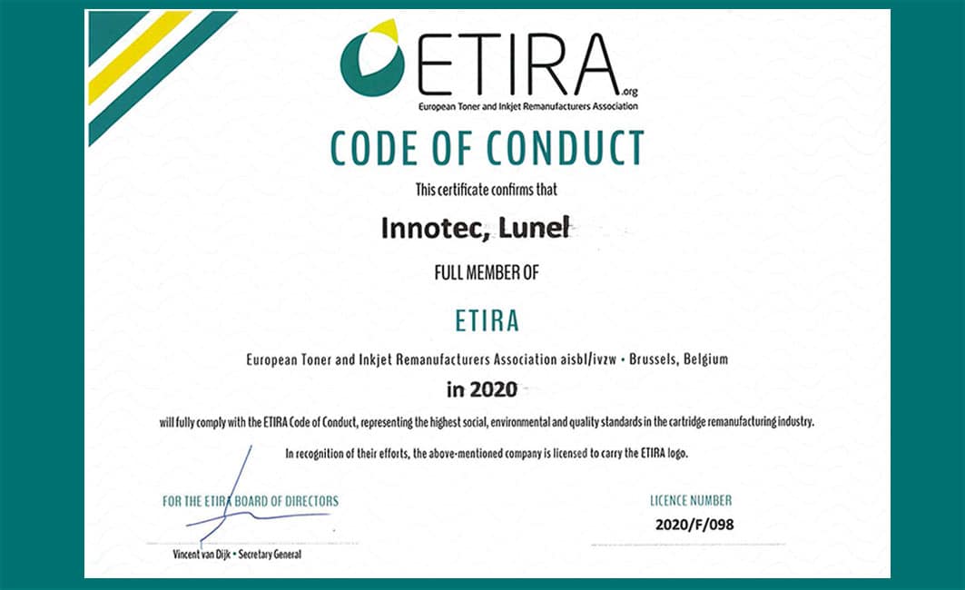 Le groupe INNOTEC devient membre de l’ETIRA !